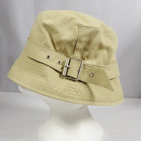 GAP Vintage Khaki Beige Bucket Hat with Buckle Size M/L - Picture 2 of 6